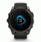fenix 8 – 51 mm, AMOLED - Sapphire, Carbon grey DLC with Black/pebble grey silicone band - 010-02905-21 - Garmin
